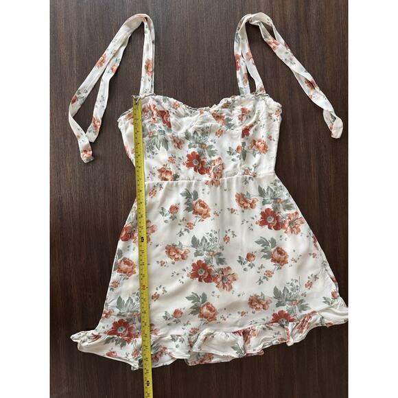 Reformation Floral Christine Dress XSmall Georgette Romantic Corset - Picture 5 of 12